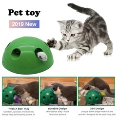 HOT Cat Toy Pop Play Pet Toy Ball POP Cat Scratching Device Funny