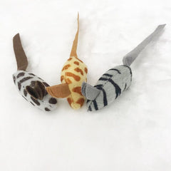 Funny Mint Mice Fur False Mouse Pet Cat Toys plush Playing Toys For Cats Kitten