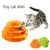 Pet Interactive Toy Cat Three-layer Turntable Pet Puzzle Fun Orbital Tower Playing Cat