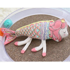 Catnip Cat Toy Cat Chewing Fish Shape Doll Teeth Grinding Cushion Pet