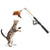 Cat Toys Soft Colorful Cat Feather Bell Rod Toy For Cat Kitten Funny