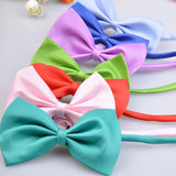 New Adjustable Puppy Cat Bow Tie Necklace Most Colors Pet