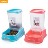 Petshy Pet Automatic Feeder Cat Food Bowl Removable Plastic Kitten Puppy