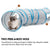 Free Ship Pet Funny Toy Foldable Pet Cat Tunnel Balls Play Tubes Balls Cat House Toys