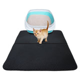 Litter Mat EVA Double Layer Cat Litter Trapper Mat folding Waterproof