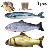 Creative 3D Carp Fish Shape Cat Toy Cute Simulation Fish Playing Toy For Pet