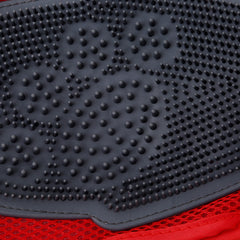 New Cat Glove For Animals Combing Cats Grooming Hackle Excellent Red Silicon